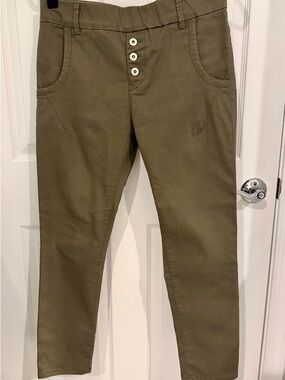 Bevy FLOG Ronit Pants in Army Green — Size 29